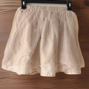Old Navy Beige Tulle Skirt